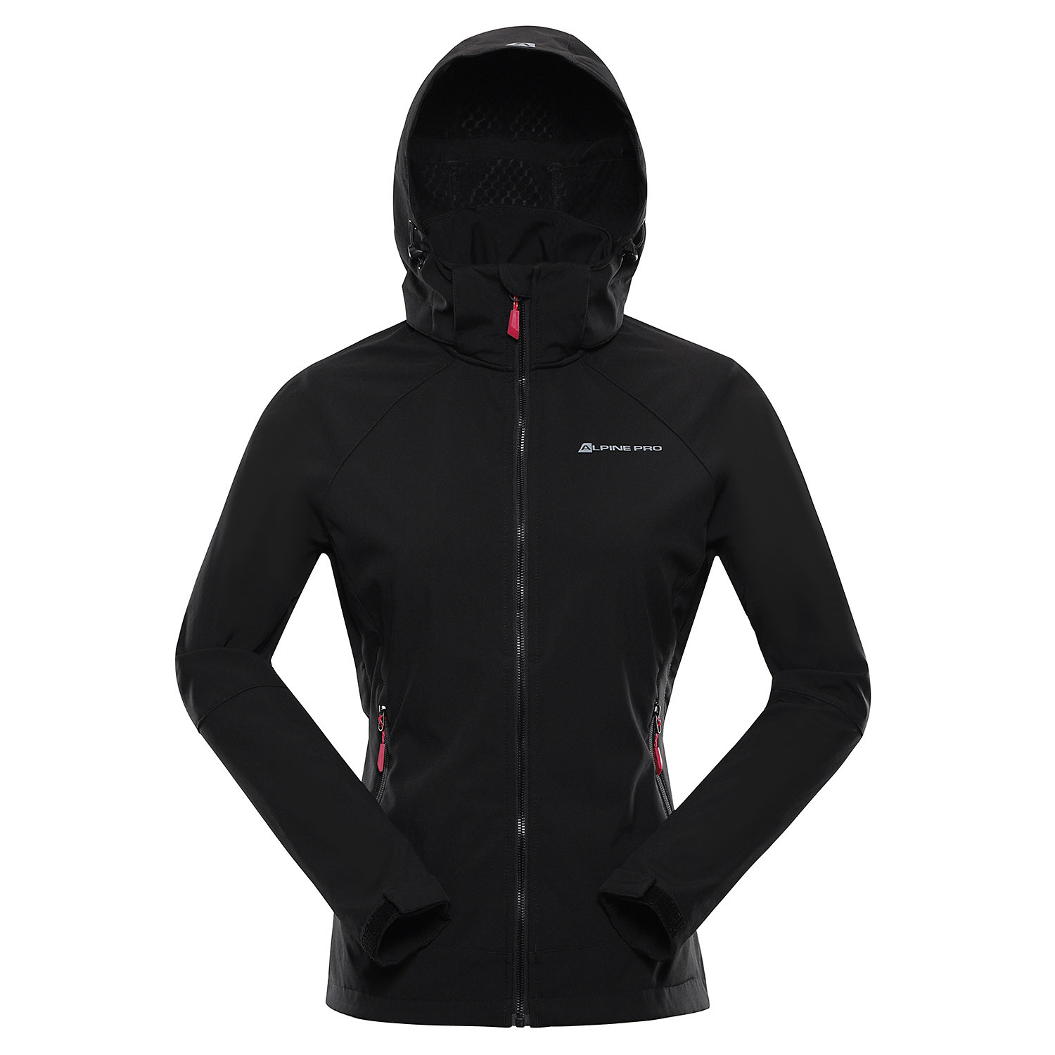 Dámská softshellová bunda s membránou ALPINE PRO LANCA black XS