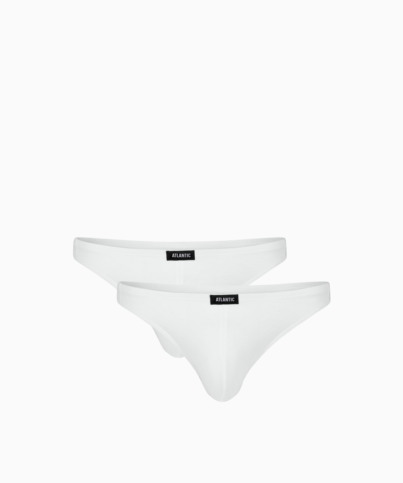 Pánská tanga ATLANTIC 2Pack - bílé Velikost: M