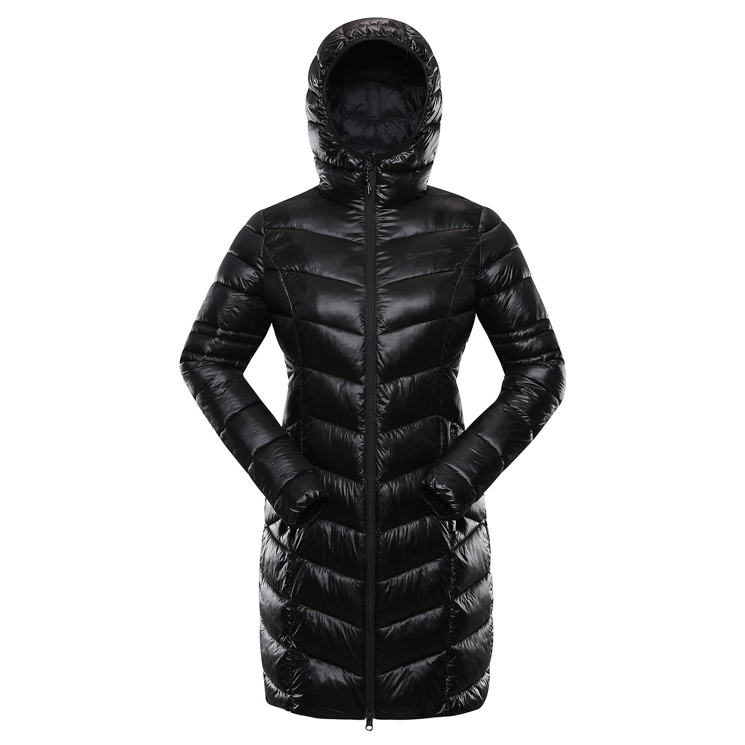 Dámský hi-therm kabát ALPINE PRO OREFA black M