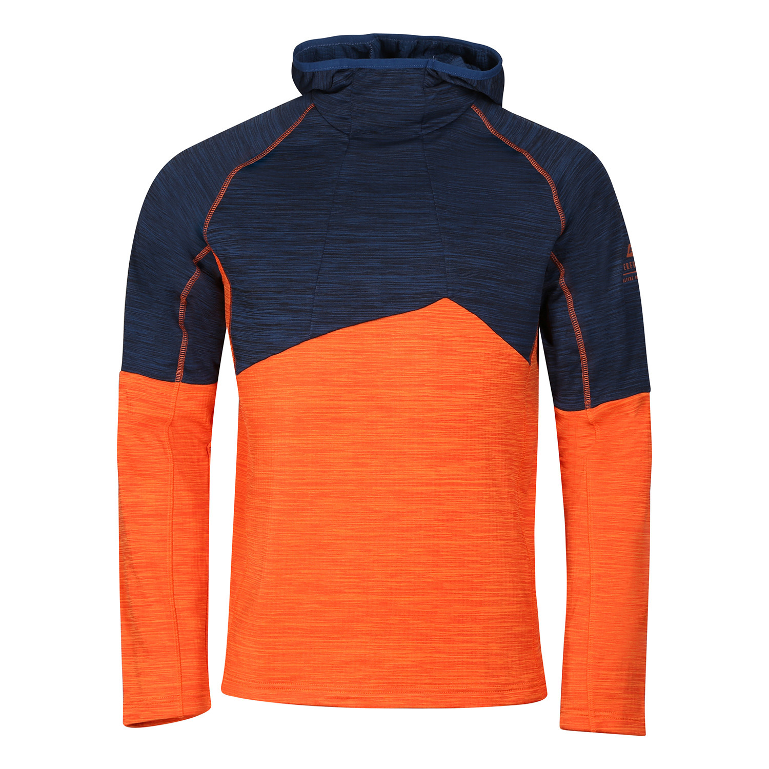 Pánská rychleschnoucí mikina ALPINE PRO GORF orange tiger XS