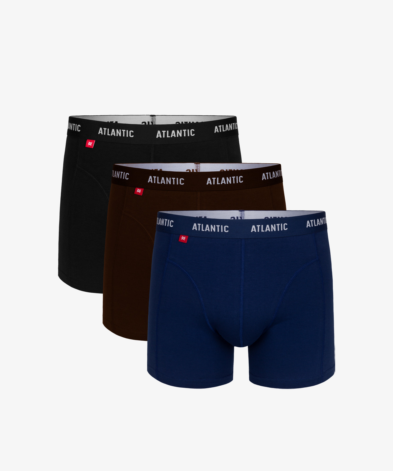 Pánské boxerky ATLANTIC 3Pack - vícebarevné Velikost: L