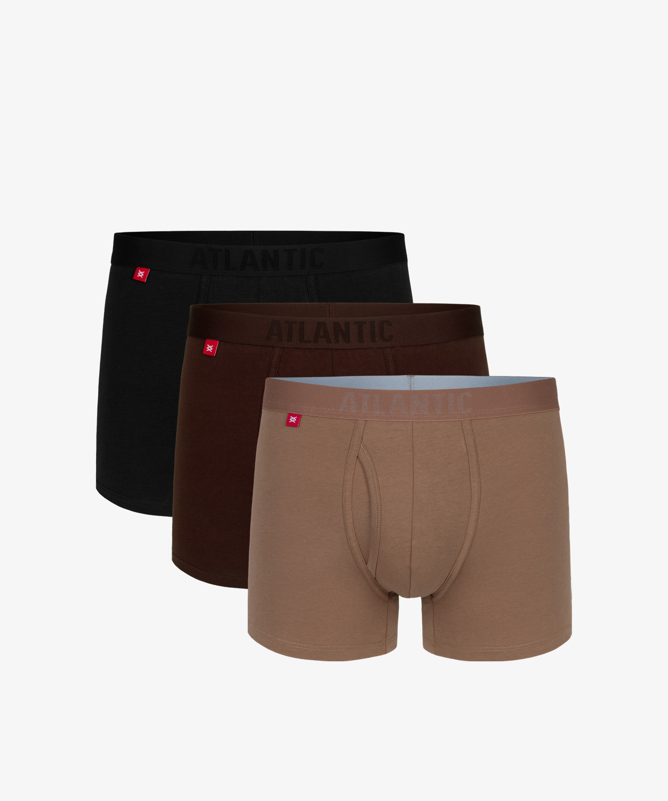 Pánské boxerky ATLANTIC 3Pack - vícebarevné Velikost: L