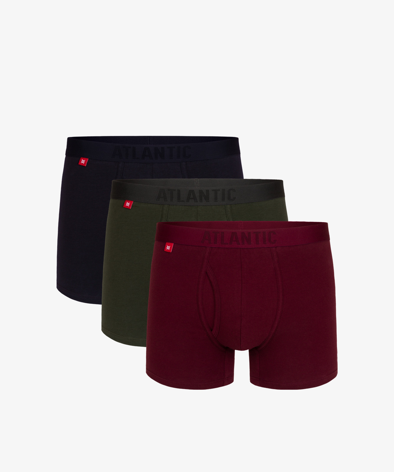 Pánské boxerky ATLANTIC 3Pack - vícebarevné Velikost: L