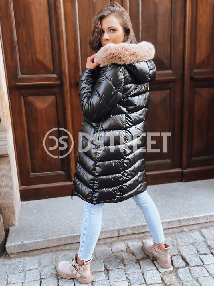 Dámský zimní kabát SOPHIA SNUGGLE černý Dstreet TY3701 Velikost: XL