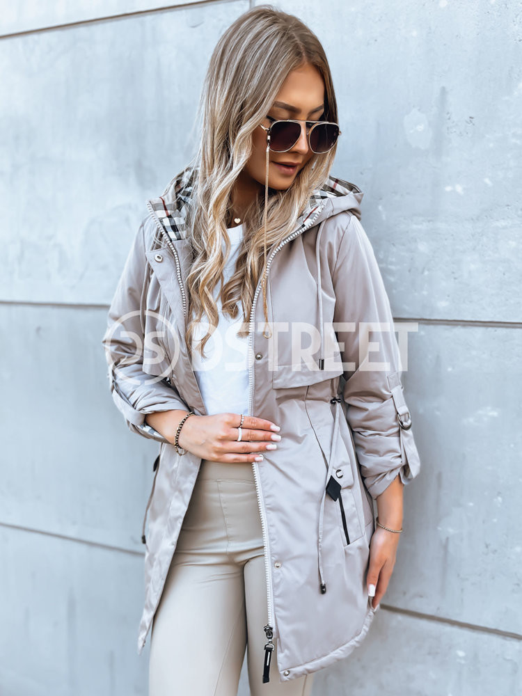 STARK STYLE dámská bunda parka šedá Dstreet TY3857 Velikost: XXL