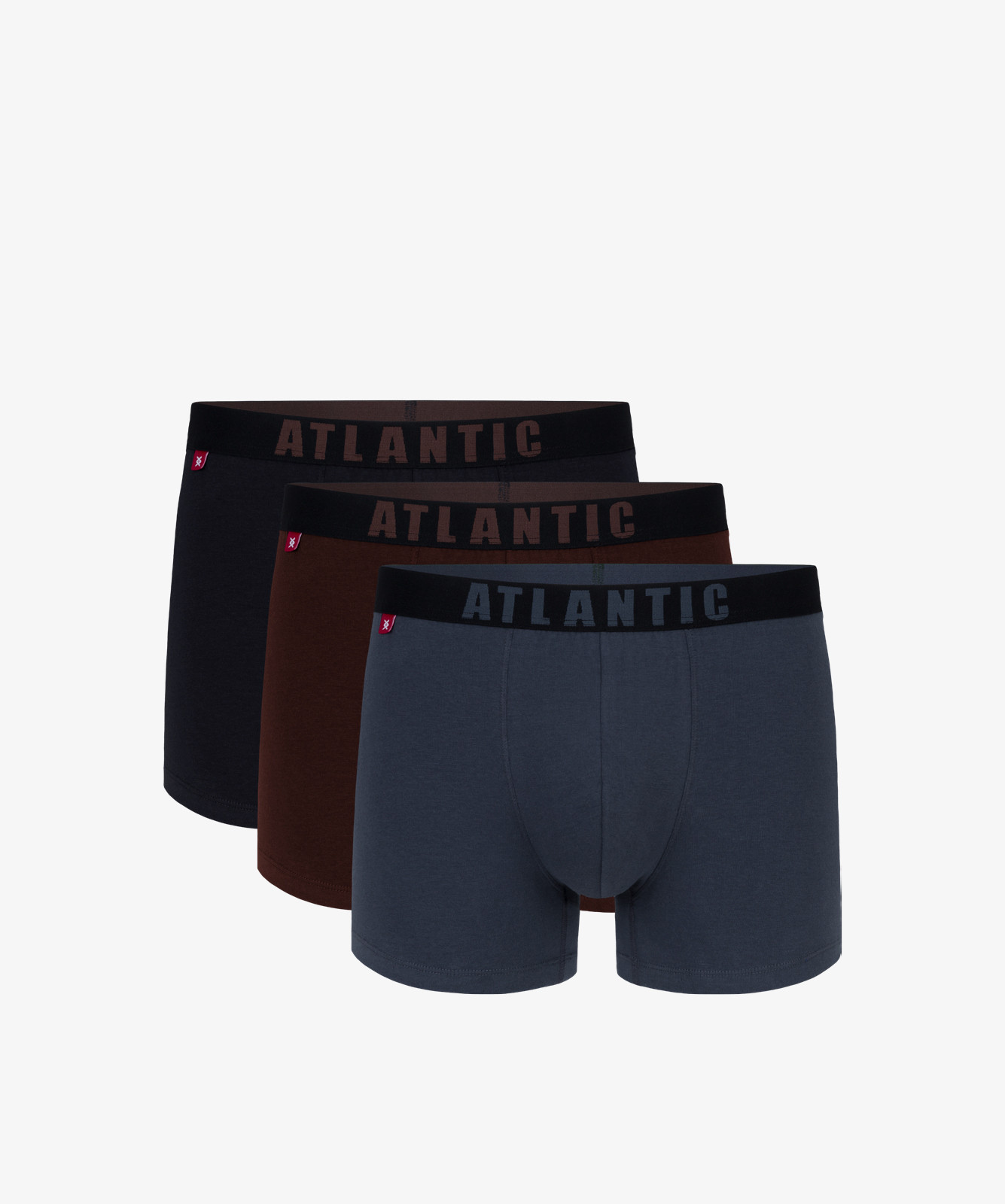 Pánské boxerky ATLANTIC 3Pack - vícebarevné Velikost: L