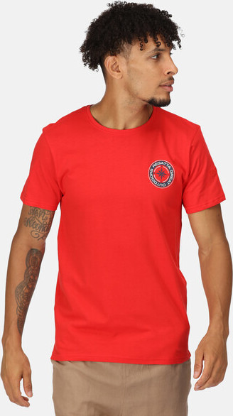 Pánské tričko Regatta RMT263-E6S červené Červená S