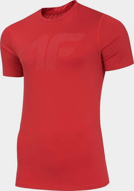 Pánské funkční tričko 4F TSMF004 Červená Červená 3XL