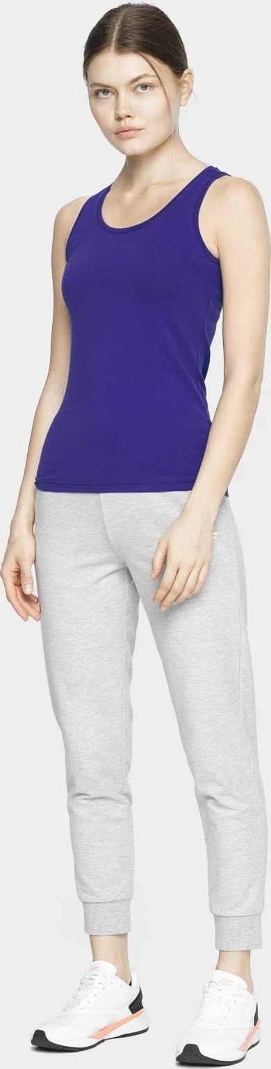 Dámské tričko bez rukávů 4F TSD306 fialová Fialová XL