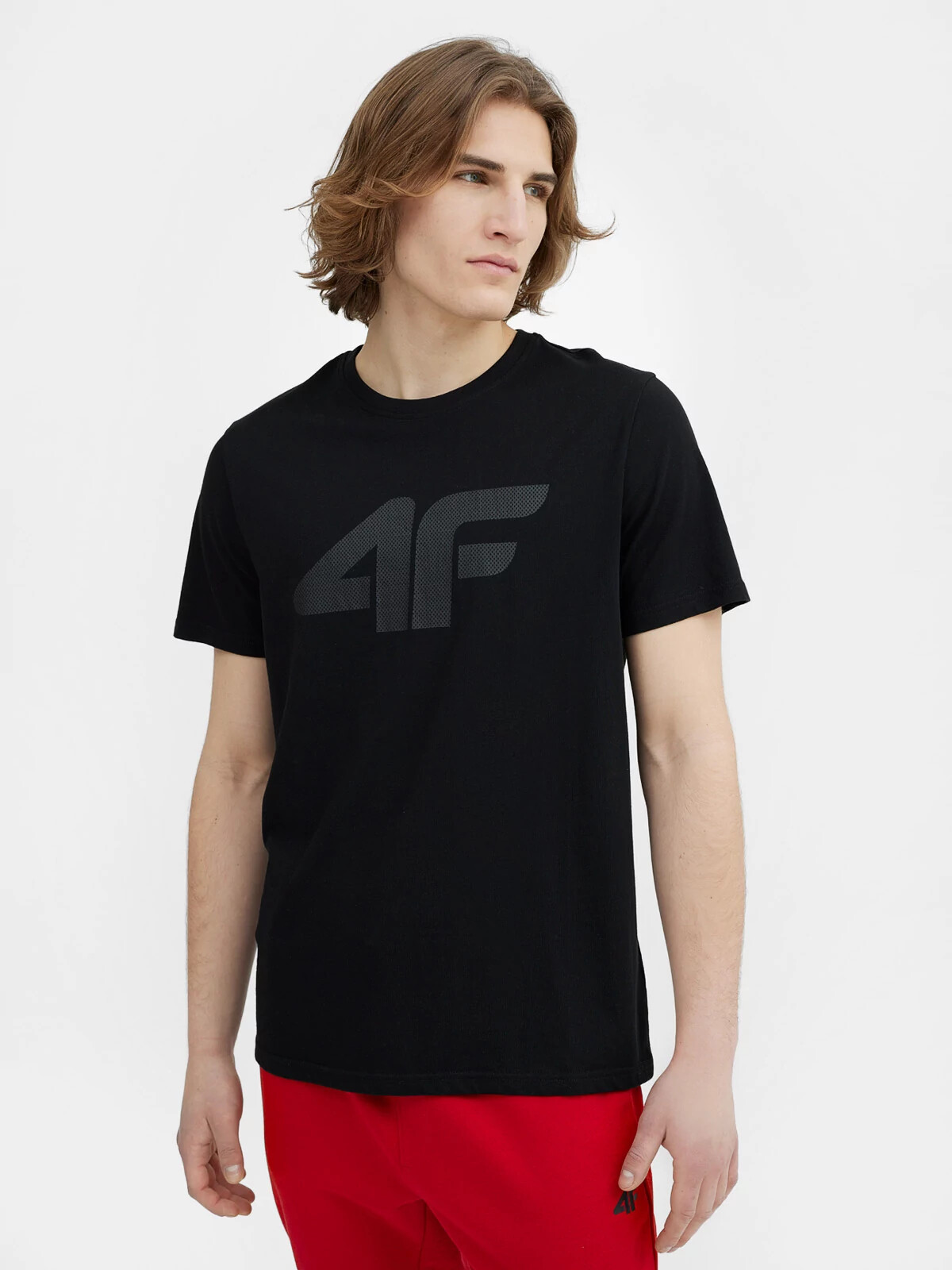 Pánské tričko 4FSS23TTSHM537-20S černé - 4F S