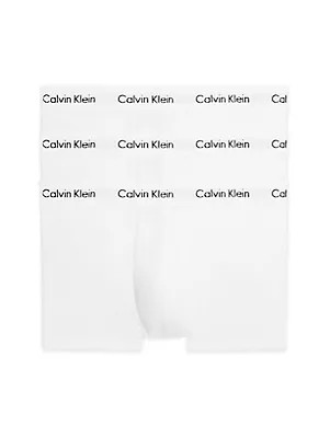 Pánské spodní prádlo 3P LOW RISE TRUNK 0000U2664G100 - Calvin Klein XL