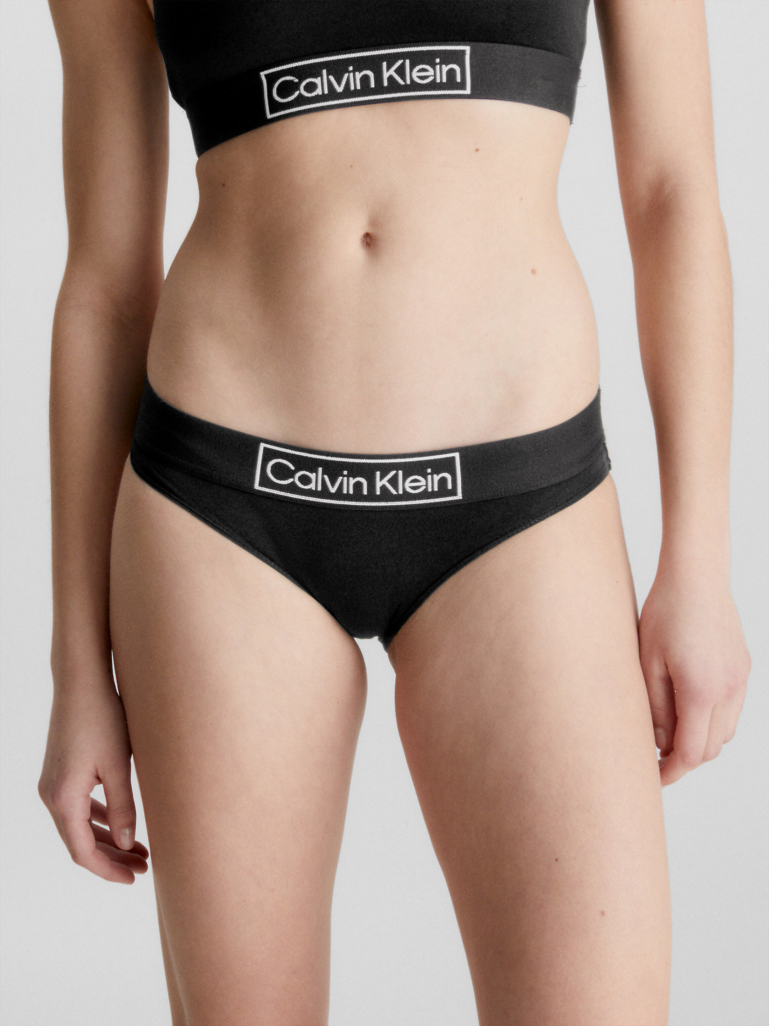 Dámské kalhotky Bikini Briefs Reimagined Heritage 000QF6775EUB1 černá - Calvin Klein M