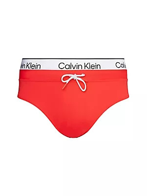 Pánské plavky Pletené spodní díly BRIEF DOUBLE WB KM0KM00959XM9 - Calvin Klein XXL