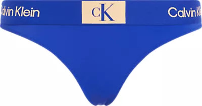 Plavky Dámské bikiny THONG KW0KW02352C7N - Calvin Klein XS