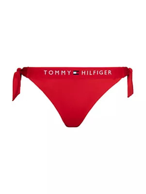 Dámské plavkové kalhotky SIDE TIE CHEEKY BIKINI UW0UW04497XLG - Tommy Hilfiger XL