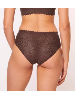 Dámské kalhotky Zero Feel Lace 2.0 High Waist - BROWN - hnědé 6231 - SLOGGI