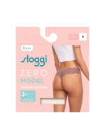 Dámské kalhotky ZERO Modal 2.0 Hipstring 2P - WHITE - ecru 6308 - SLOGGI