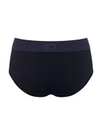 Dámské kalhotky EVER Infused Aloe High waist - BLACK - černé 0004 - SLOGGI