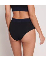 Dámské kalhotky EVER Infused Aloe High waist - BLACK - černé 0004 - SLOGGI