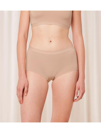 Dámské kalhotky Smart Natural Boyshort - BROWN - béžové 00EP - TRIUMPH