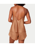 Dámské pyžamo Silky Sensuality J PSW 01 X - BROWN - sv. hnědé 6403 - TRIUMPH