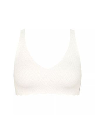 Dámská podprsenka ZERO Feel Bliss Soft bra - WHITE - ecru 00GZ - SLOGGI