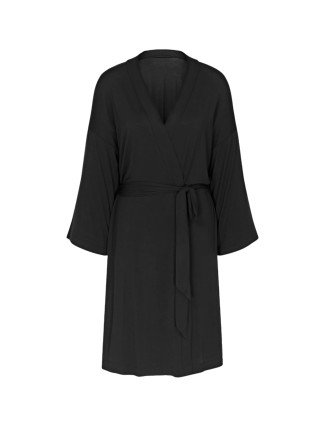 Dámský župan Aura Spotlight Robe - BLACK - černý 0004 - TRIUMPH