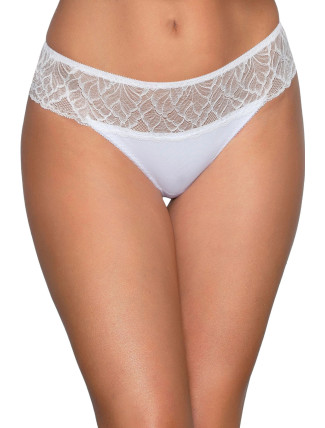 Dámská tanga 183 white - BABELL