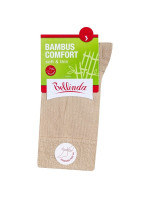 Dámské bambusové ponožky BAMBUS LADIES COMFORT SOCKS - BELLINDA - béžová