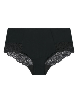 Dámské boxerky s krajkou ECODIM LACE CULOTTE - DIM - černá