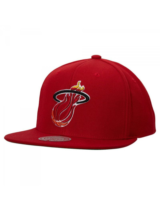 Mitchell & Ness NBA Miami Heat Team Ground 2.0 Snapback Hwc Heat Kšiltovka HHSS3258-MHEYYPPPRED1