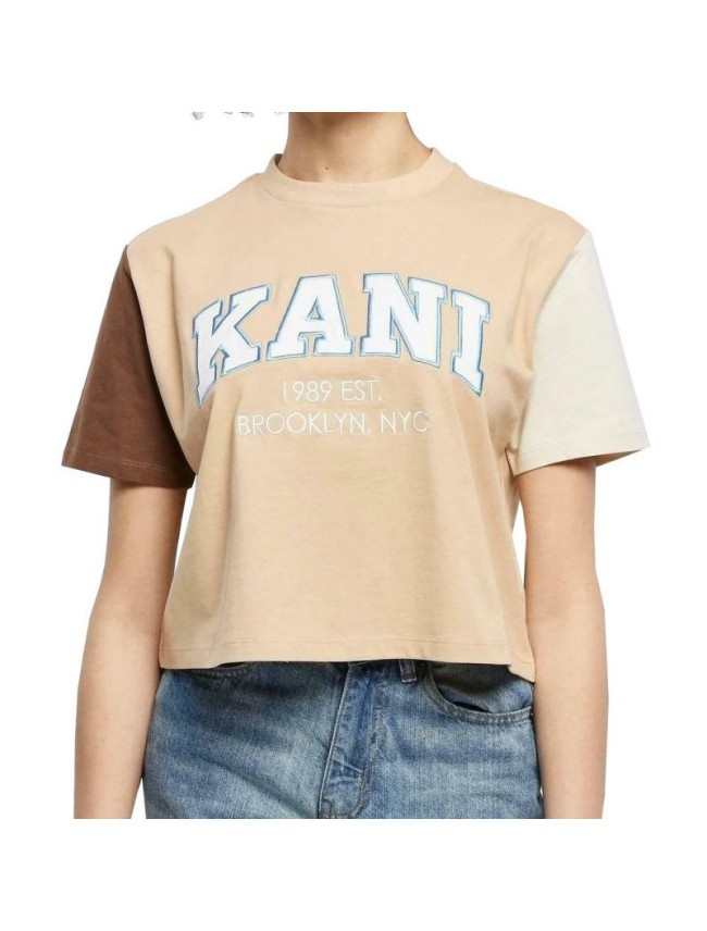 Karl Kani Tričko Serif Crop Block W 6130858