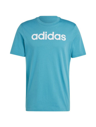 Tričko adidas Essentials Single Jersey Linear s vyšitým logem M IJ8655