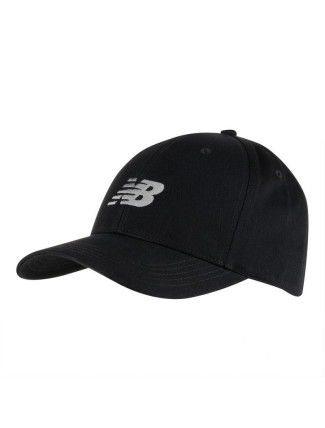 New Balance 6 Panel Structured Snapback Cap LAH41013BK dámské