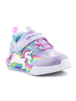 Skechers S-Lights Dívčí boty Unicorn Chaser Jr 302298N-LVMT