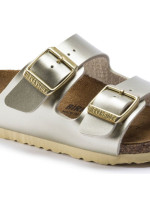 Dívčí žabky Birkenstock Arizona Kids Birko-Flor Electric Metallic Gold narrow (1014841)