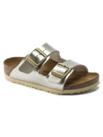 Dívčí žabky Birkenstock Arizona Kids Birko-Flor Electric Metallic Gold narrow (1014841)