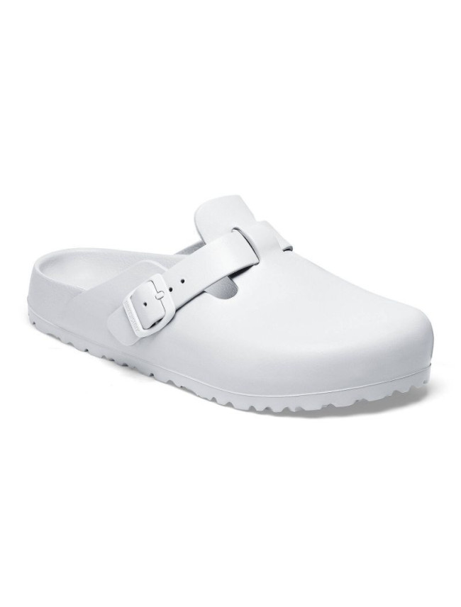 Birkenstock pánské dřeváky Boston Essentials EVA White zdravotní žabky regular wide (1002315)