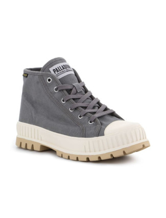 Unisex Pallashock Mid OG Granite Gray U 76681-070-M - Palladium