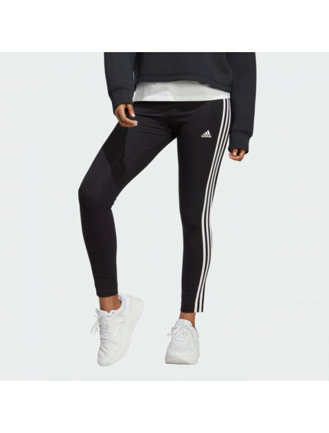 Legíny adidas Essentials 3-Stripes s vysokým pasem a jednoduchým dresem W IC7151