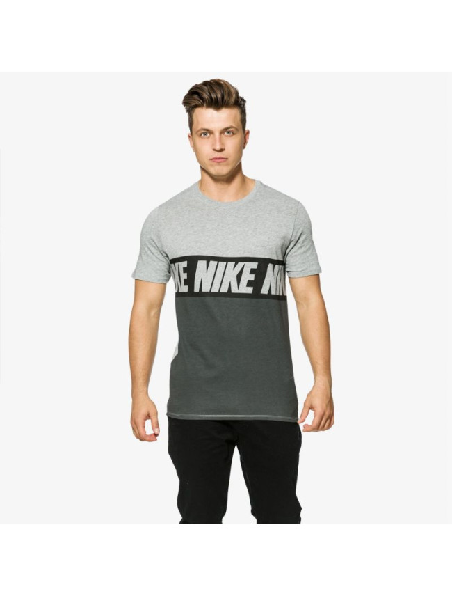 Nike Sportswear NIKE T-SHIRT SS M NSW TEE AV15 BLK REPEAT Tričko 856475-063