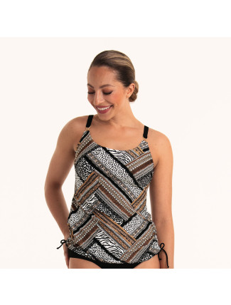 Style Latina Top Care-tankini-horní díl 6598-1 safari - Anita Care