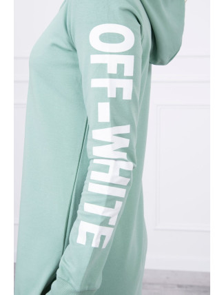 Šaty Off White dark mint