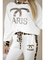 Set Paris Sweatshirt + Hose ecru