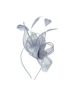 Art Of Polo Fascinator Cz18577-1 Light Grey