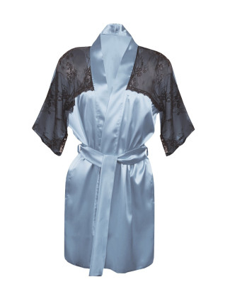 DKaren Housecoat Barbara Light Blue