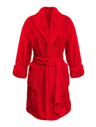 DKaren Housecoat Eliza Red