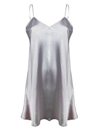 DKaren Plus Size Slip Karen Silver