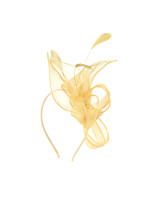 Art Of Polo Fascinator cz18577 Light Yellow