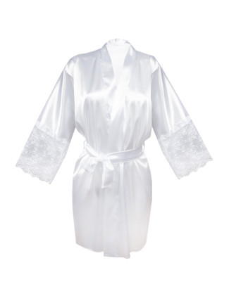 DKaren Housecoat Cameron White